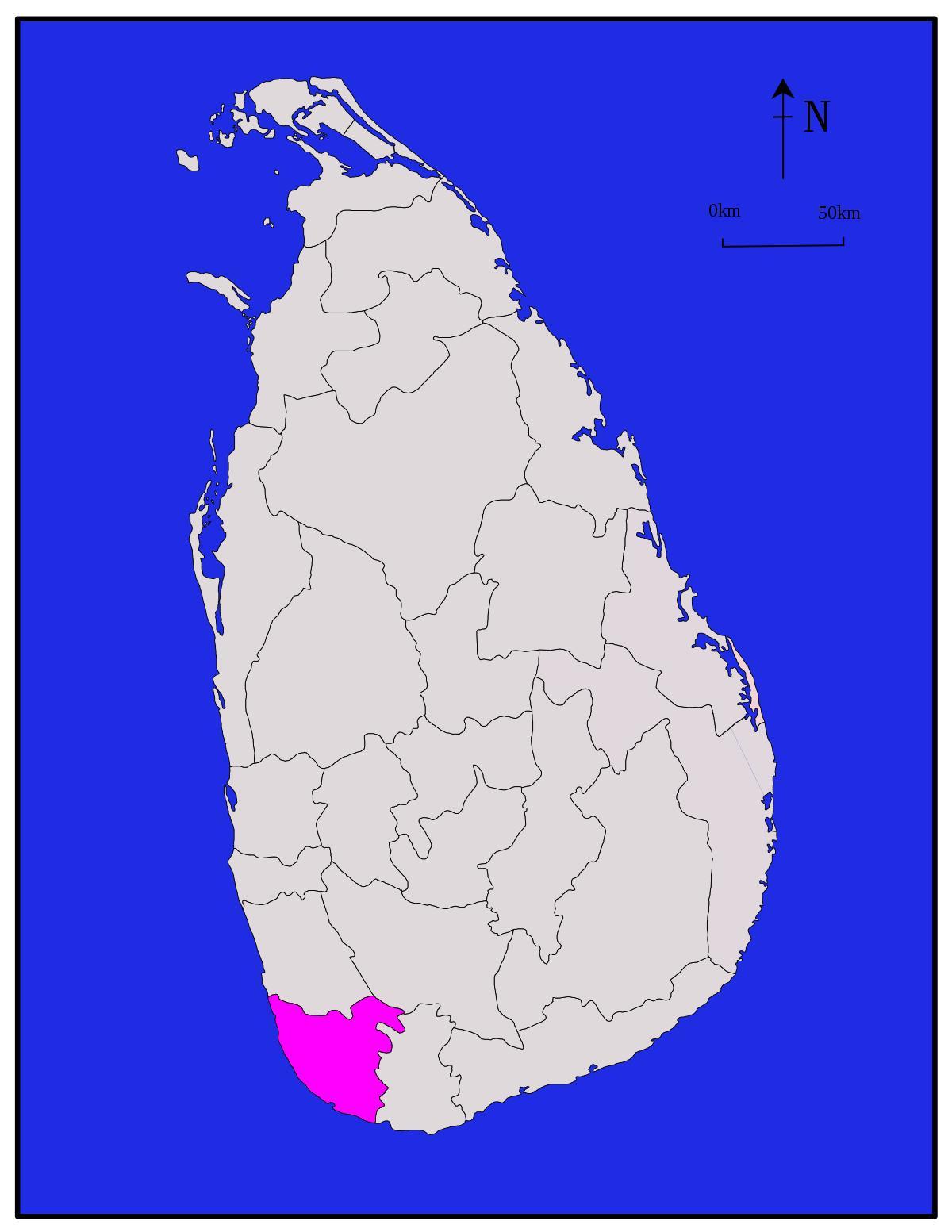 แผนที่ galle ศรีลังกา name