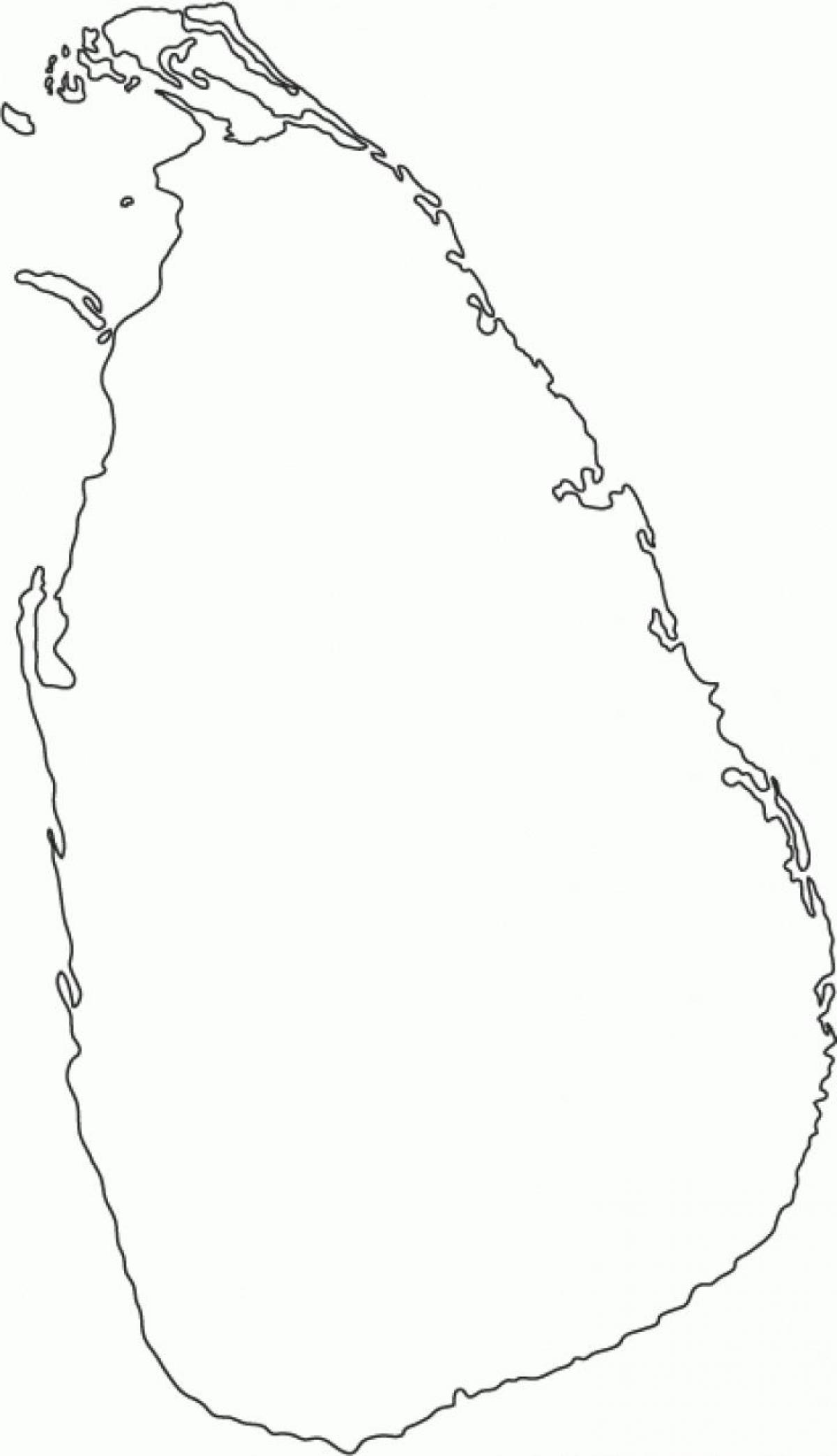 ศรีลังกา name นแผนที่ว่างเปล่า