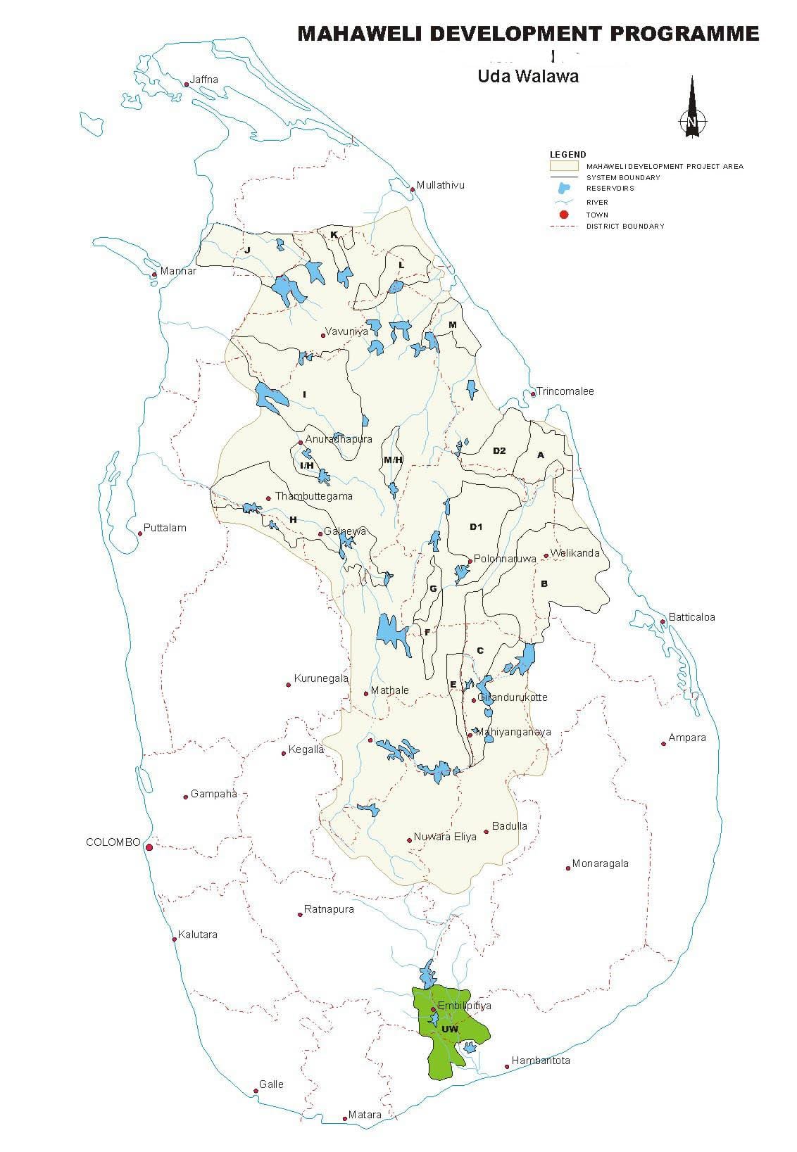 แผนที่ของรถถังอยู่ในศรีลังกา name