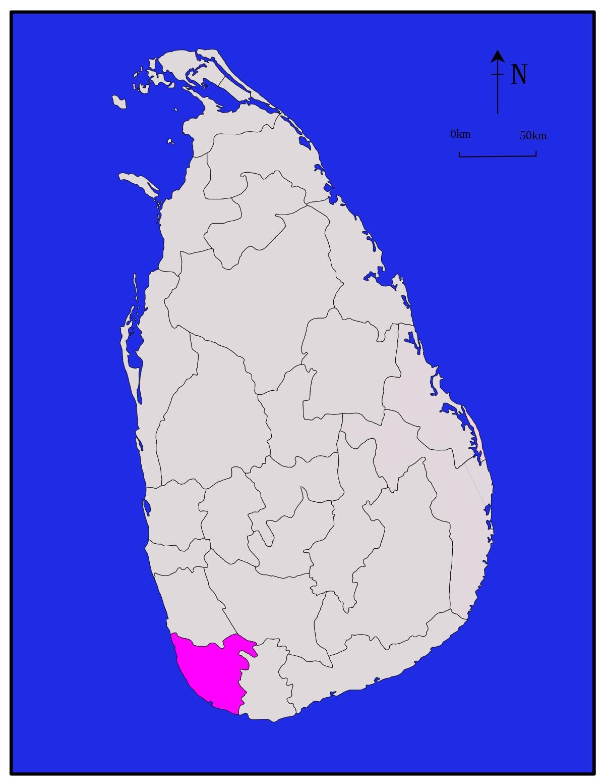 แผนที่ galle ศรีลังกา name
