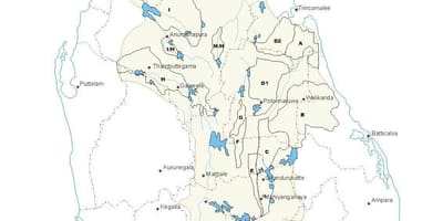 แผนที่ของรถถังอยู่ในศรีลังกา name