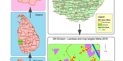 แผนที่ของ gn ดิวิชั่นแผนที่ศรีลังกา name