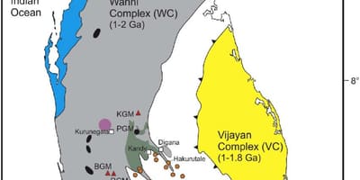 แผนที่ของ minerals ในศรีลังกา name